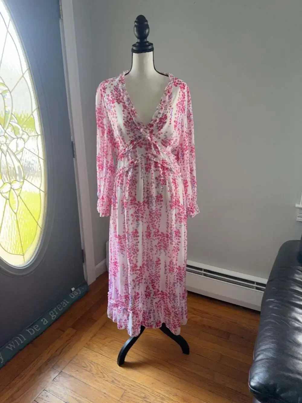 Unbranded Ruffled Midi Dress - Picture 3 of 4